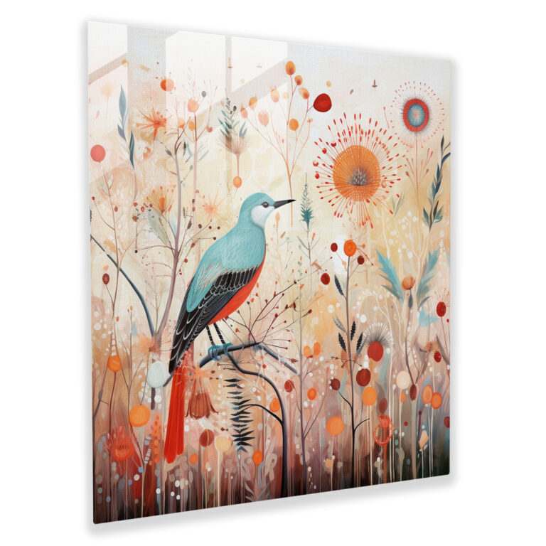 Wasserfarben Aboriginal Kunst Glasbild - Aboriginal Glasbild Glas Kunst