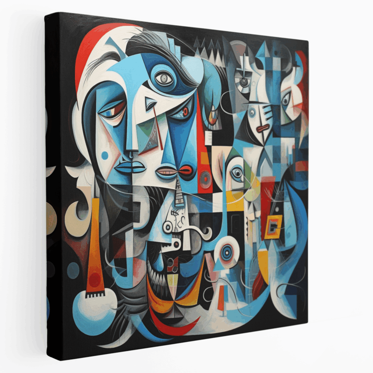 Cubist Perception Leinwandbild