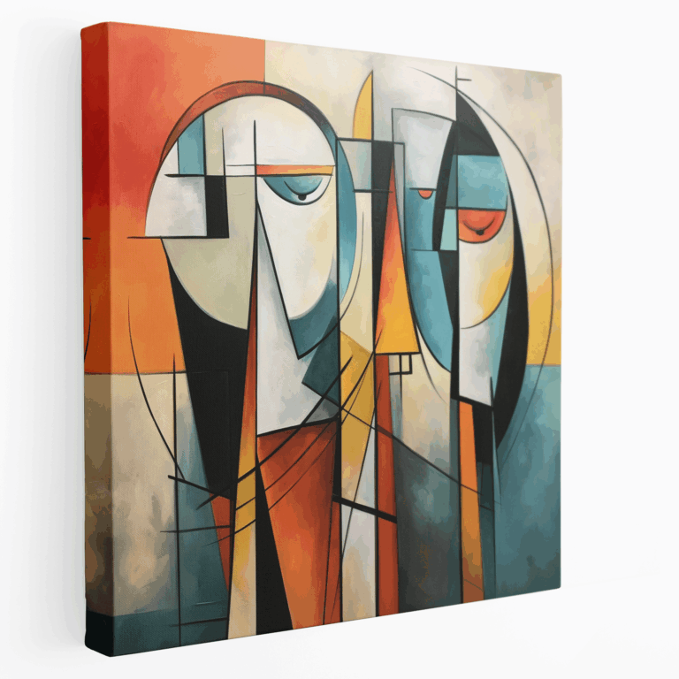 Harmonische Kontraste Leinwandbild