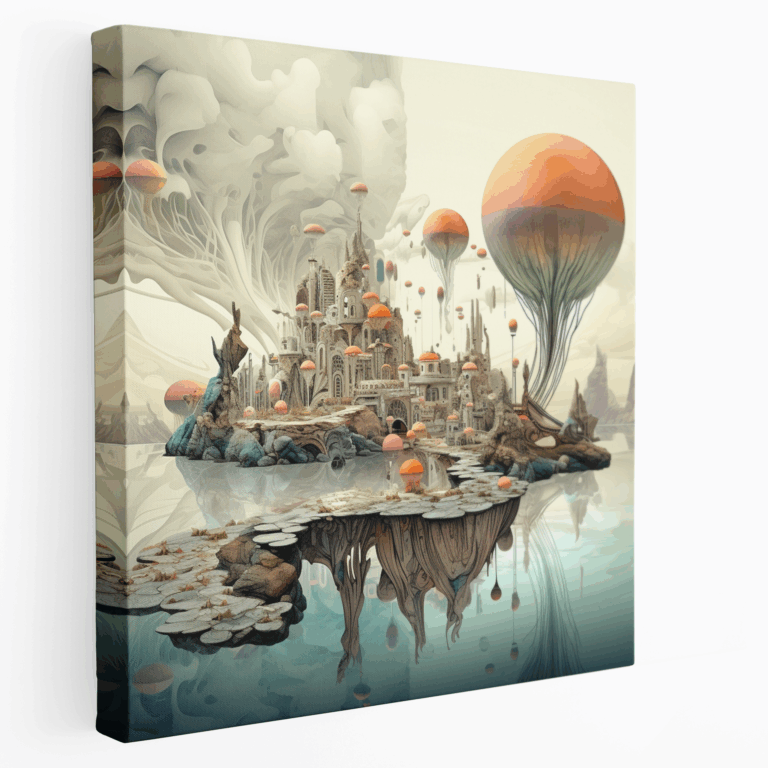 Traumhafte Landschaften Leinwandbild