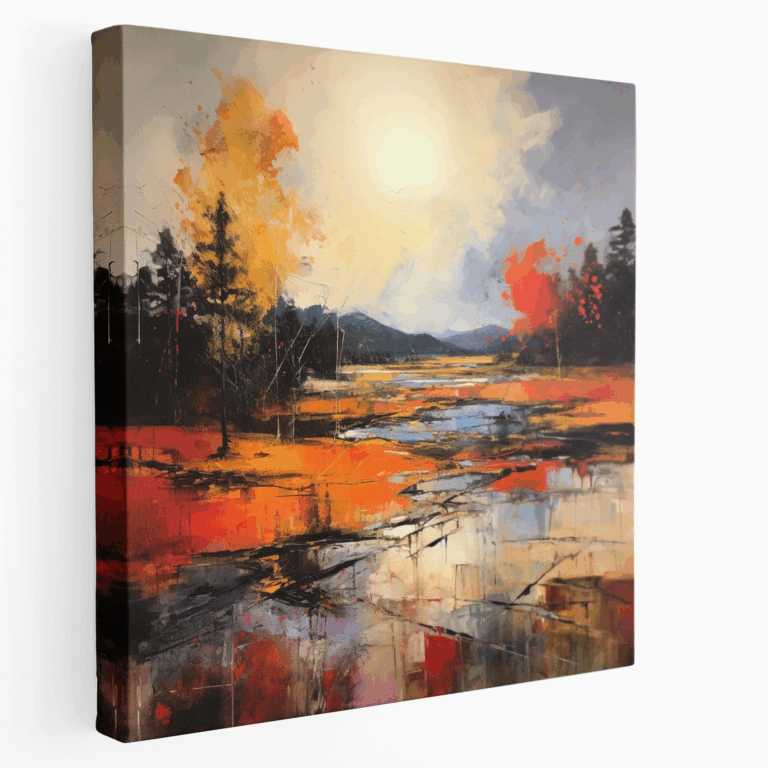 Herbstlandschaft Leinwandbild