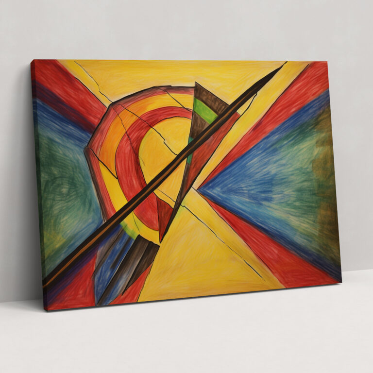 Leinwandbild - Indianischer Bogen und Pfeil Wandkunst