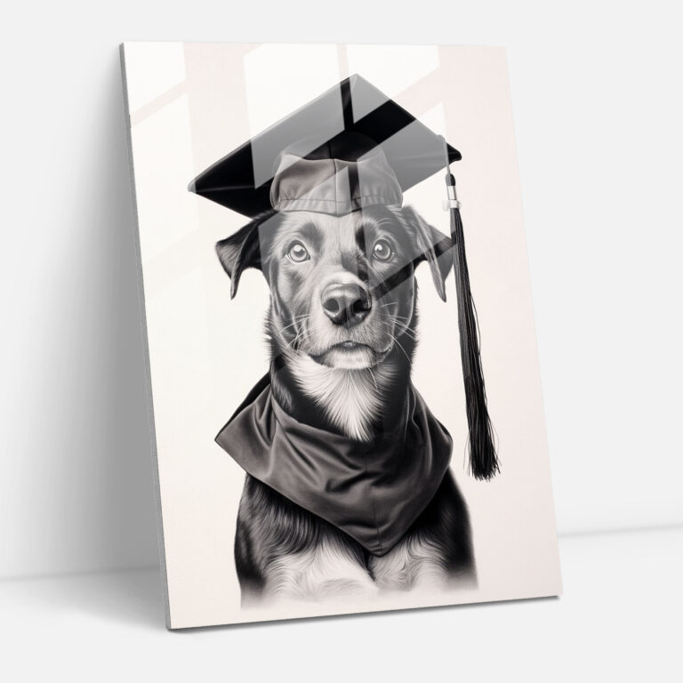 Wanddekoration mit Tieren in Menschengekleidung - Tiere in Menschengekleidung Glasbild Tiere in Menschengekleidung Glasbild