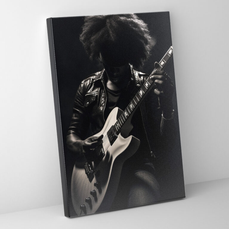 Leinwandbild Afro-Musiker - Afro Wandkunst