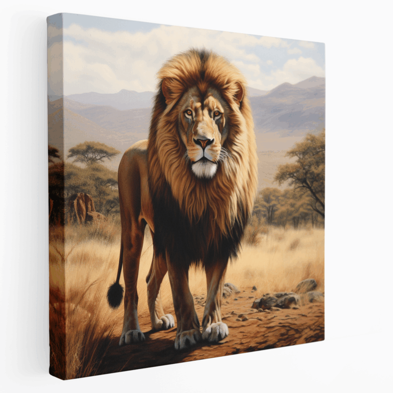 Leinwandbild Savannah King
