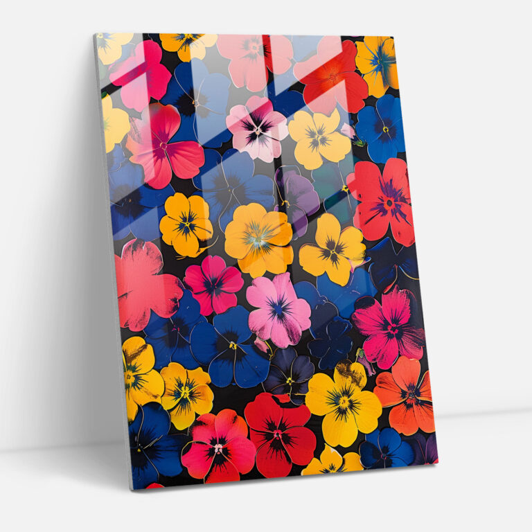 Andy Warhol Glasbild - Home Decoration und Wanddekoration