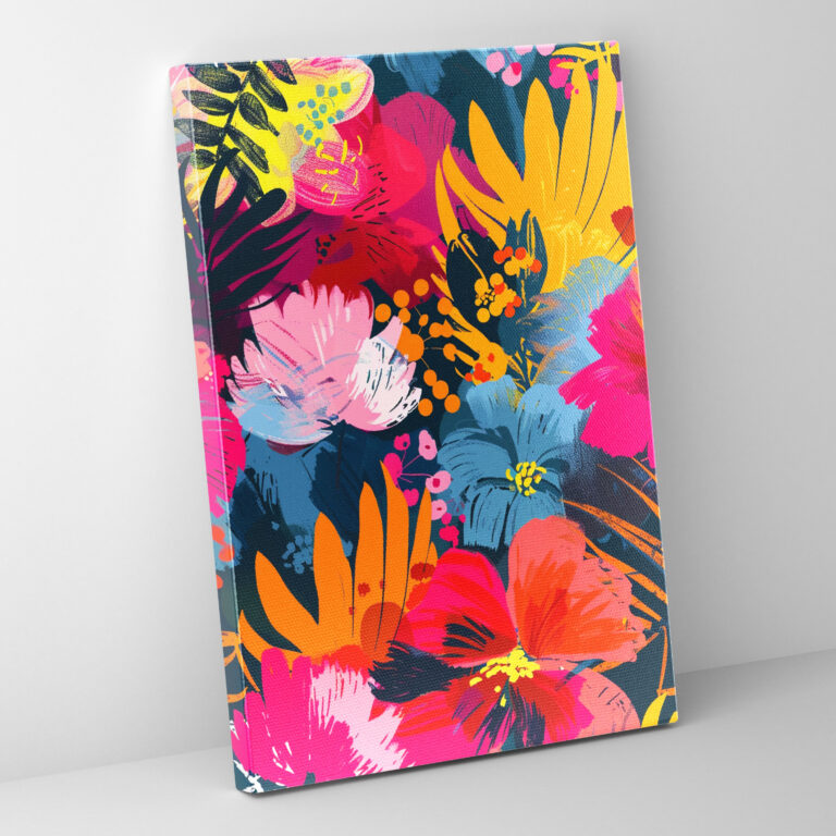 Andy Warhol Blumen Leinwandbild - Andy Warhol Leinwandbild Wohnkultur Leinwand Wandkunst