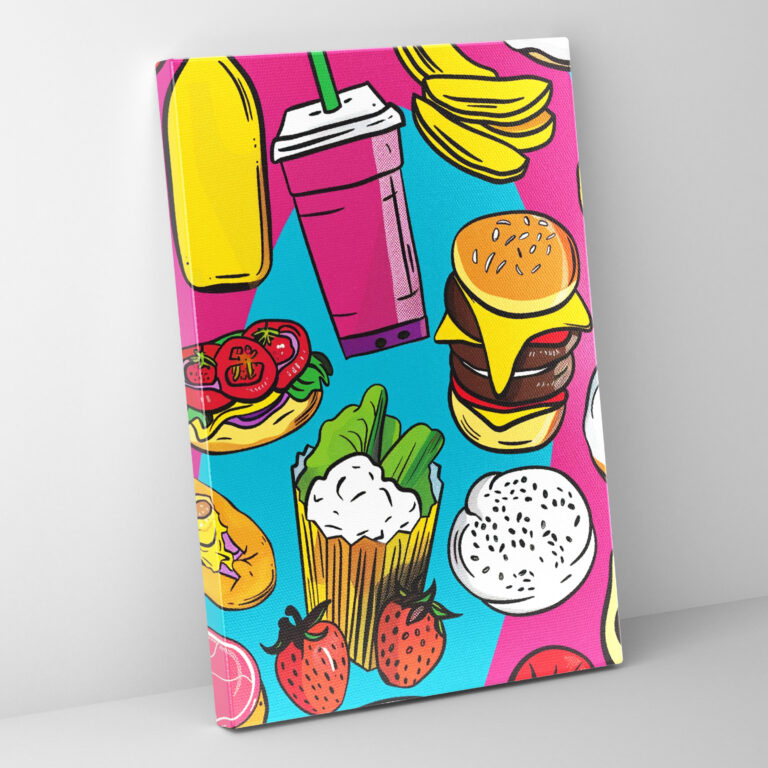 Foodie Andy Warhol Leinwandbild - Andy Warhol Lebensmittel Leinwand Wandkunst