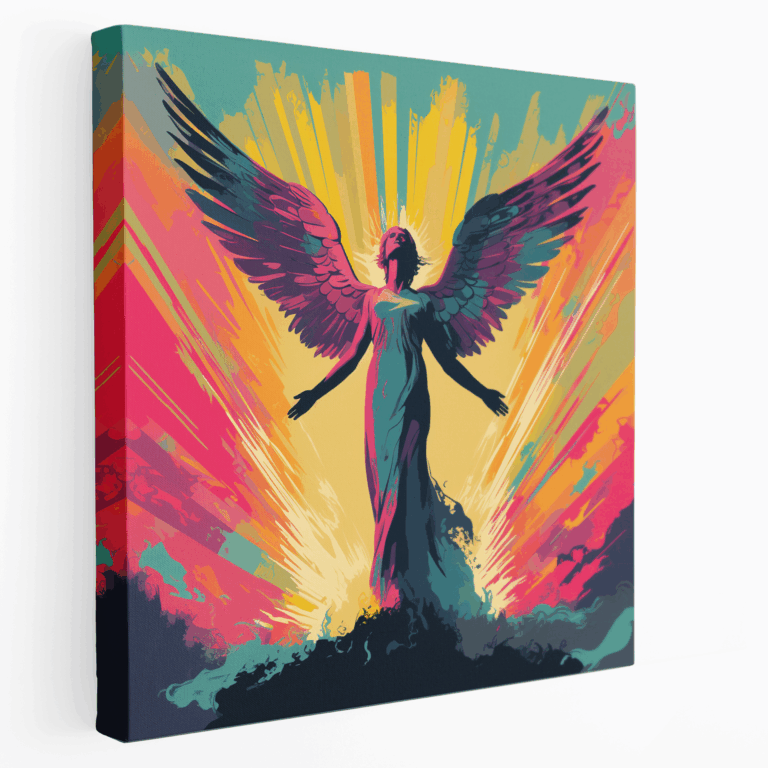Pop Engel Kunstdruck