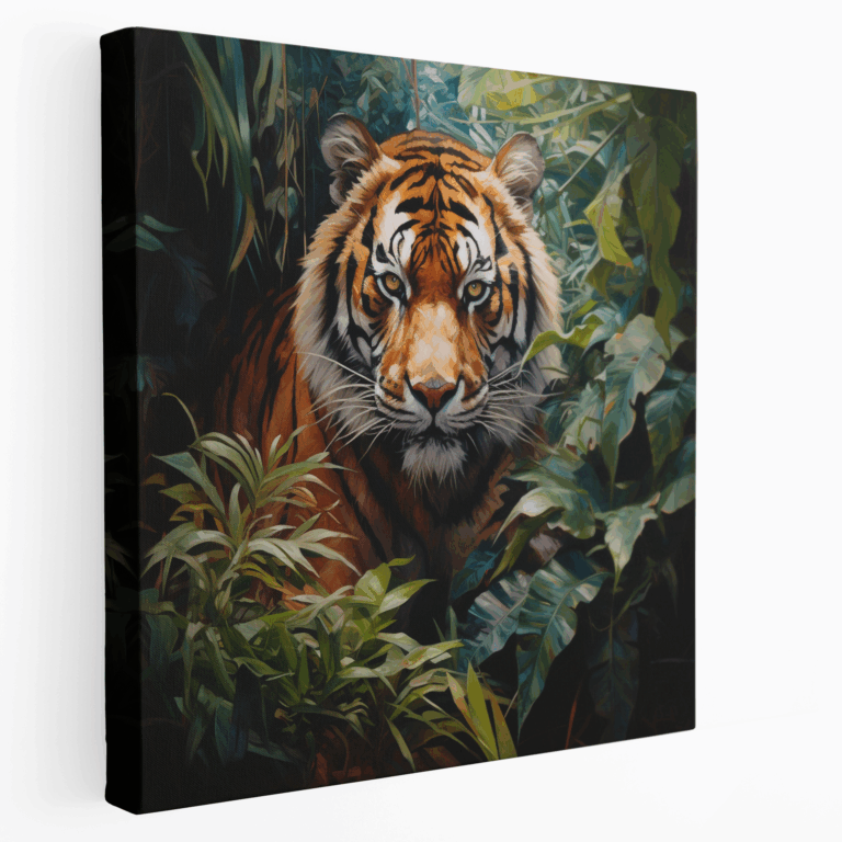 Intensiver Blick Tiger Leinwandbild