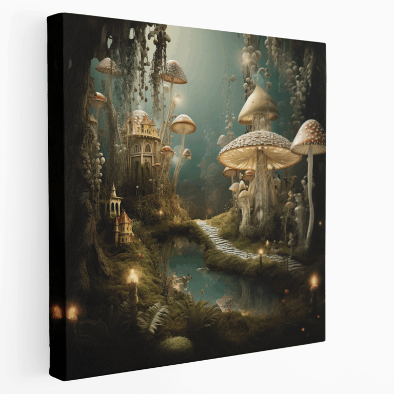 Verzauberter Wald Leinwandbild