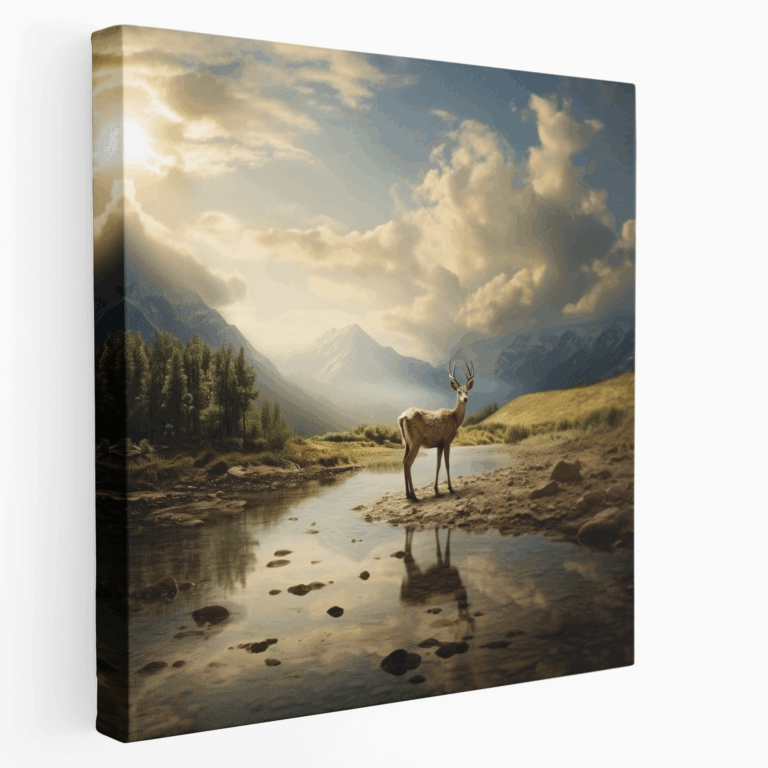 Naturlandschaftsdruck für die Wildnisflucht