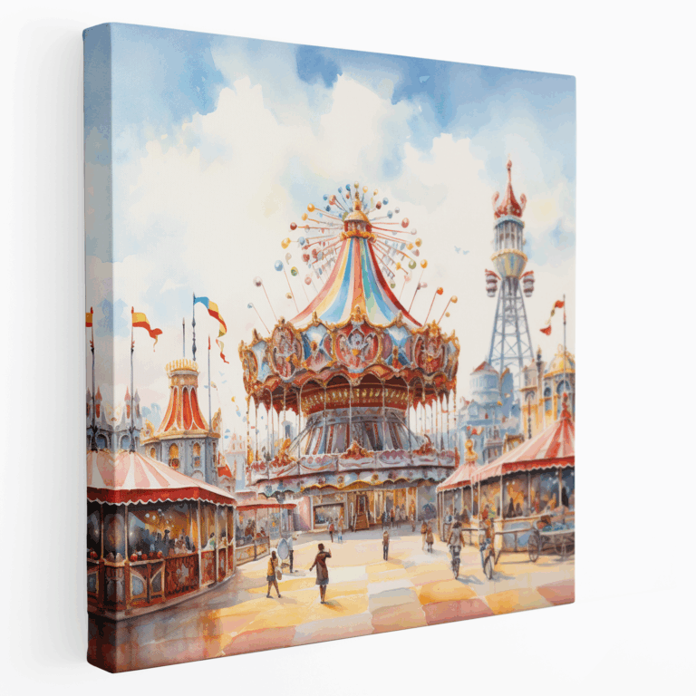 Carnival Arcade Leinwandbild