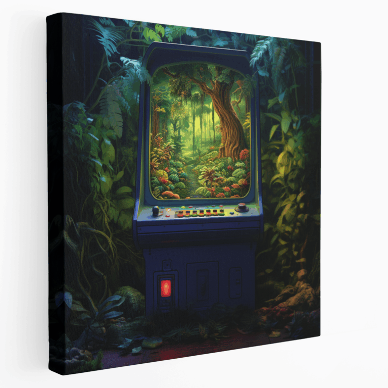 Verzauberter Wald Leinwandbild Arcade