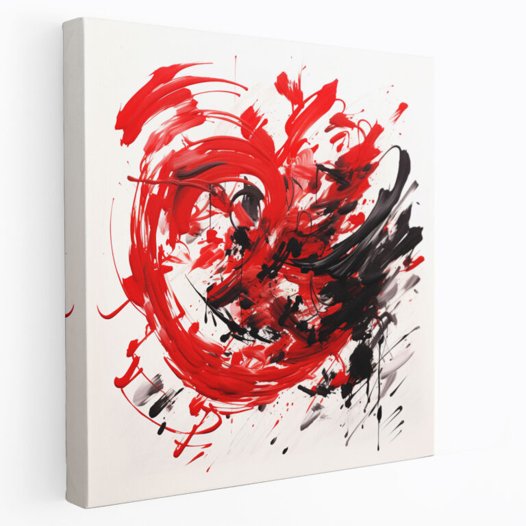 Asiatische Kalligrafie Wandkunst - Leinwandbild Glasbild Tiefgründige Bedeutung