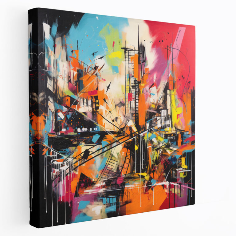 Basquiat Leinwandbild - Urbanes Abstraktes Wandkunst - Basquiat Abstrakte Kunst Wohnkultur Leinwand Wandkunst