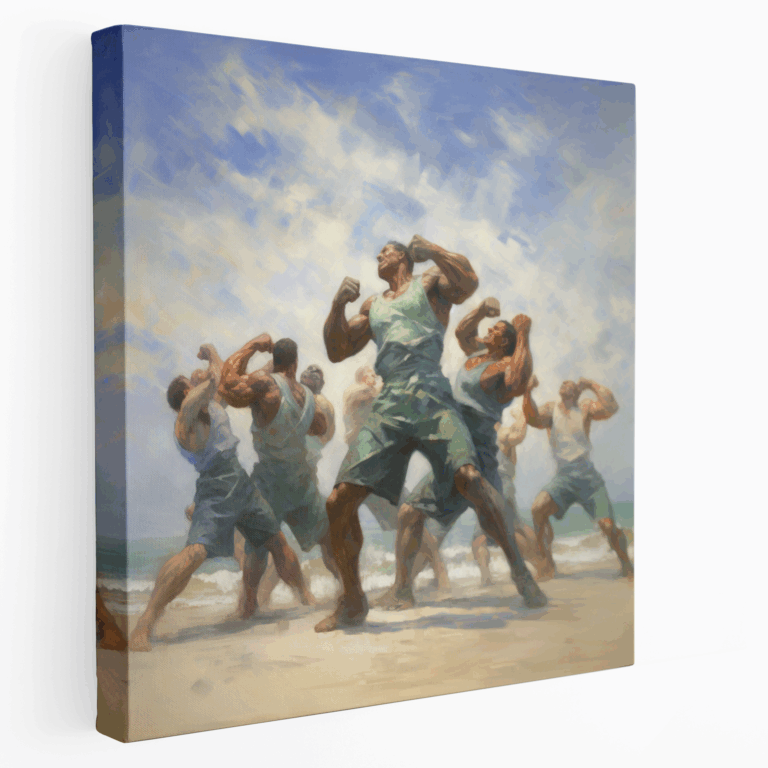 Beach Leinwandbild Serene Flex