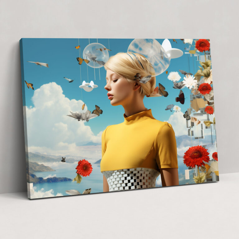 Blockchain Wanddekoration - Imagination Decor Natur Elemente Leinwand
