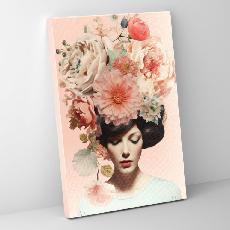 Bleeding Flowers Leinwandbild - Blutende Blumen Wohnkultur Leinwand Wandkunst