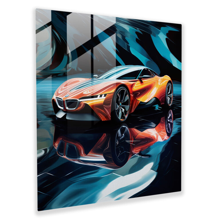 Bmw Glasbild - Eleganz für die Wanddekoration