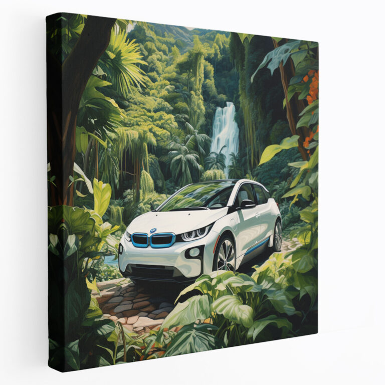 Bmw Leinwandbild - Ruhige Landschaft - Bmw Bmw Leinwand Wandkunst Bmw Wandkunst Natur.