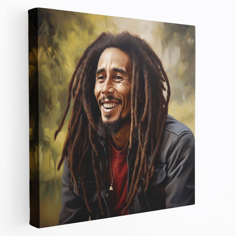Bob Marley Wandkunst - Realistisches Ölgemälde - Bob Marley Bob Marley Wanddekoration Wandkunst Wanddekoration
