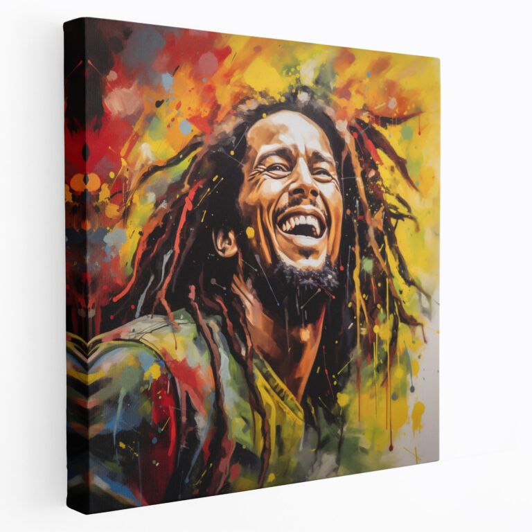 Bob Marley Reggae Leinwandbild - Dekoration für Zuhause Wandkunst Wanddekoration