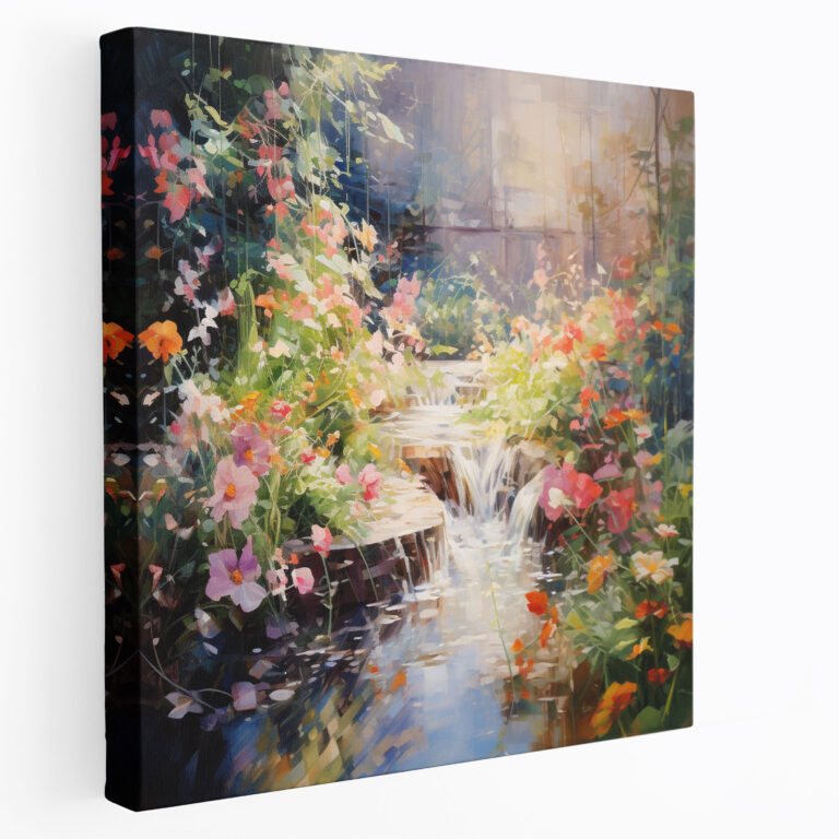 Leinwandbild Bohemian Garden - Bohemian Wanddekoration