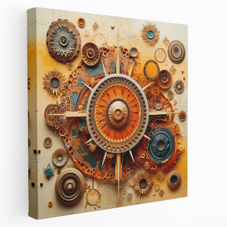 Bohemian Mandala Dreams Leinwandbild - Bohemian Leinwand Wandkunst Intricate Mandalas Wohnkultur