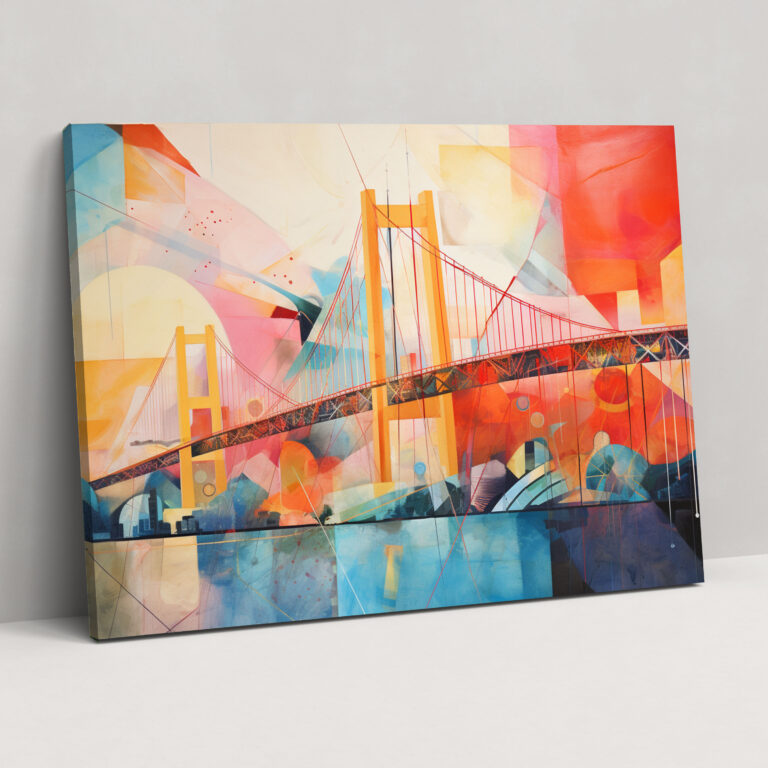 Bosphorus-Brücke Leinwandbild - Bosphorus-Brücke Leinwand-Wandkunst