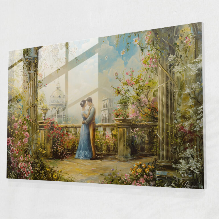 Barocke Gemälde Home Dekoration - Barock Romantisches Paar Dekoration für Zuhause Sanfte Farbtöne