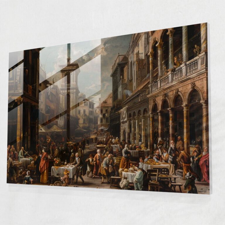 Barocke Gemälde Hausdekoration - Barock Hausdekoration Barocke Gemälde Glas Wandkunst