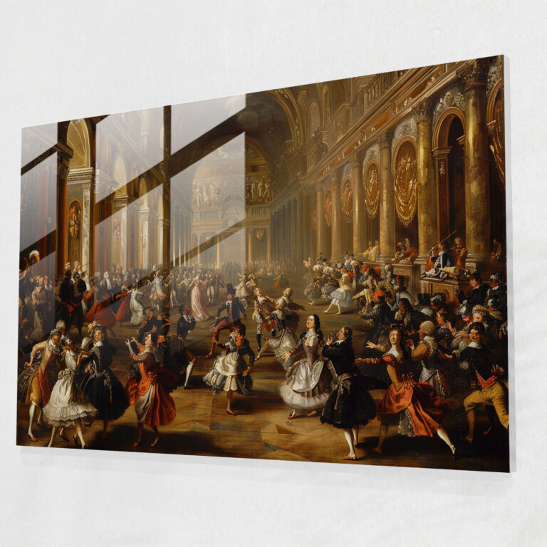 Barocke Gemälde für die Wohnraumgestaltung - Barock Barocke Gemälde Wohnraumgestaltung Glasbild