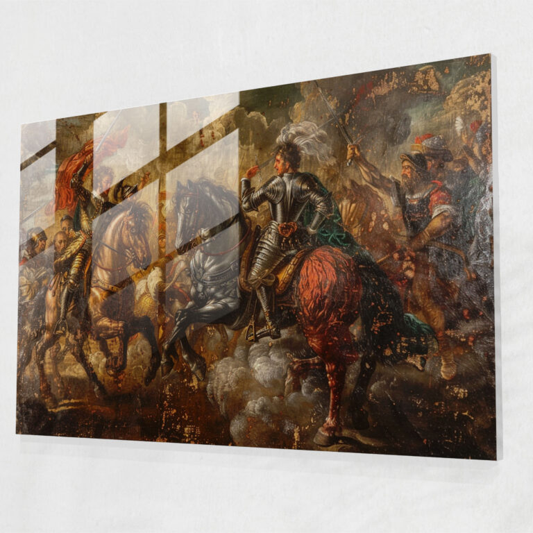 Barock Gemälde für die Wohnraumdekoration - Barock Barock Gemälde Glas Kunst Faszinierend