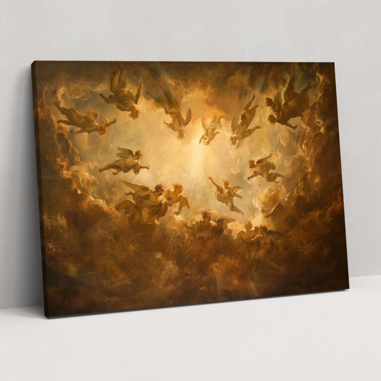 Barock-Stil Gemälde Leinwandbild - Barock Leinwand Wandkunst Barock-Stil Malerei Wohnkultur