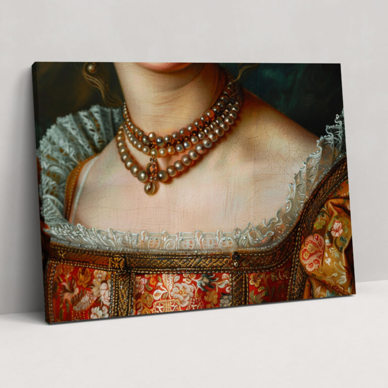 Leinwandbild im Barockstil - Barock Leinwand Wohn-Dekoration Wandkunst