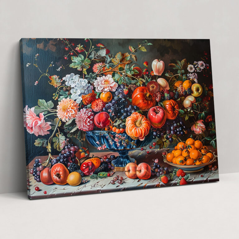 Wanddekoration im Barockstil - Barock Leinwand Wohnkultur