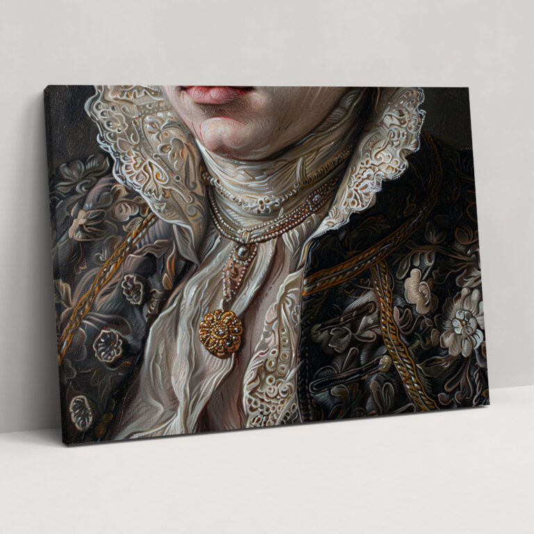 Leinwandbild im Barockstil - Wanddekoration Leinwandkunst