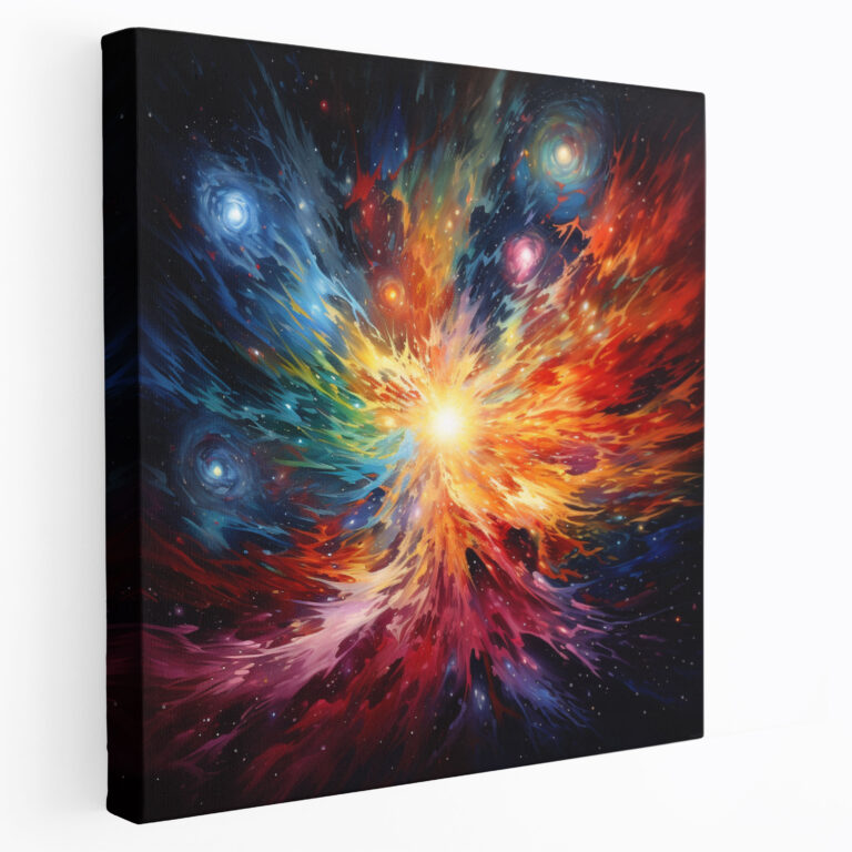 Leinwandbild Geburt der Sterne - Geburt Universum Leinwand Leinwand-Wandkunst
