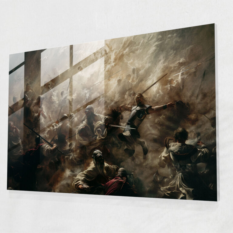 Glasbild im Caravaggio-Stil - Caravaggio Wanddekoration Moderne Kunst