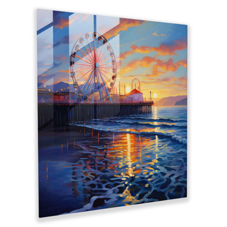 Glasbild Pier of Light