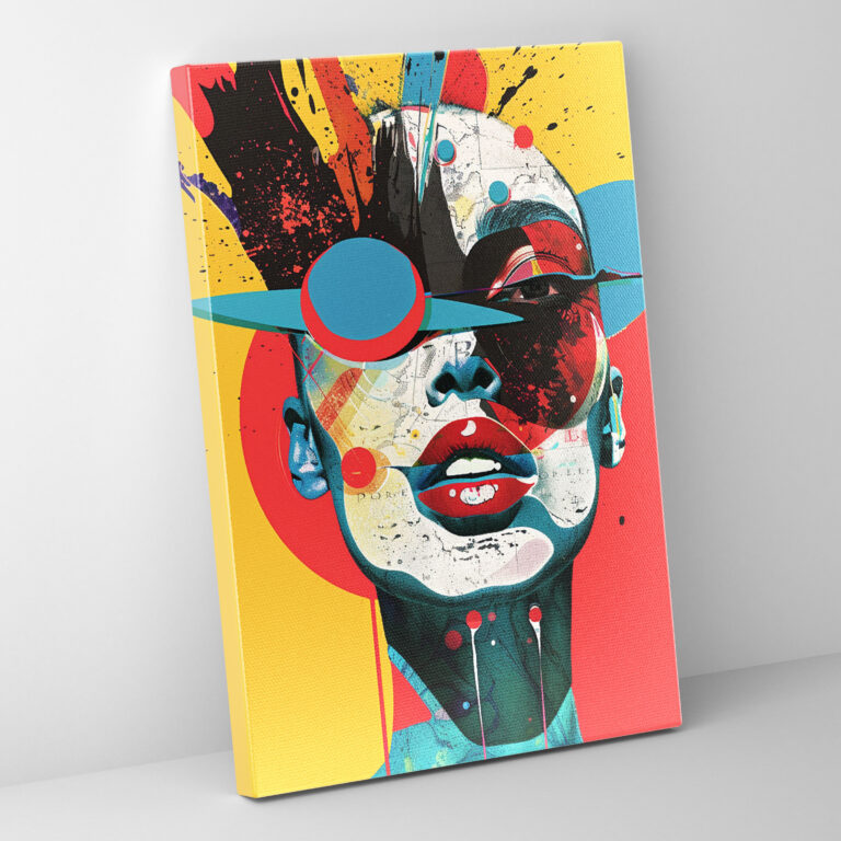 Klassisches Pop-Art Leinwandbild - Klassizismus und Pop-Art Wandkunst Leinwandwandkunst