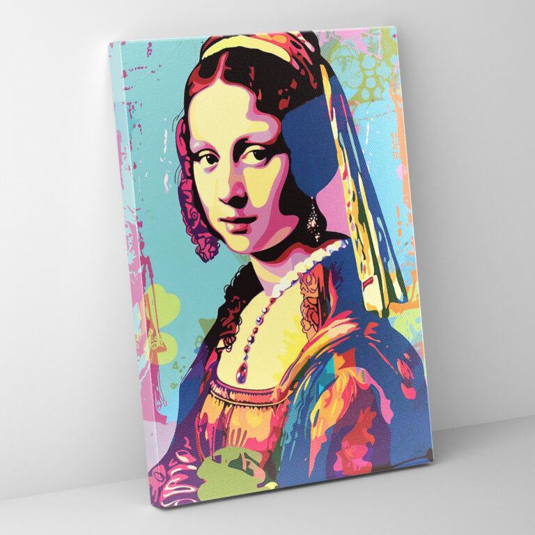 Klassizismus trifft Pop-Art Leinwandbild - Klassizismus und Pop-Art Leinwand Wandkunst Wanddekoration