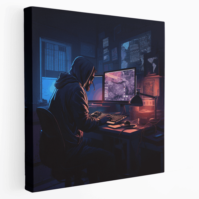 Codebreaker Leinwandbild