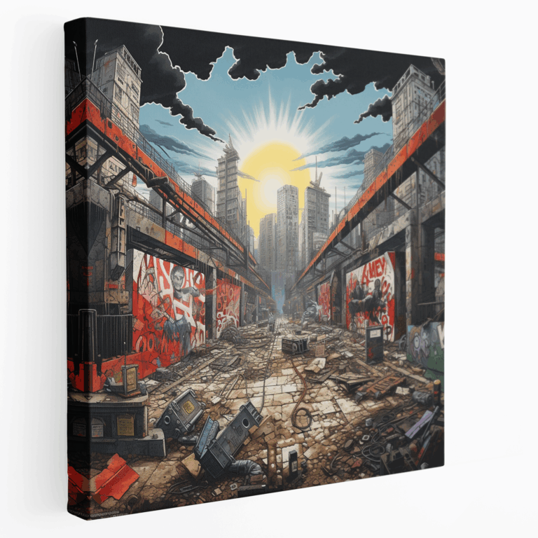 Revolutionäre Visionen Leinwandbild