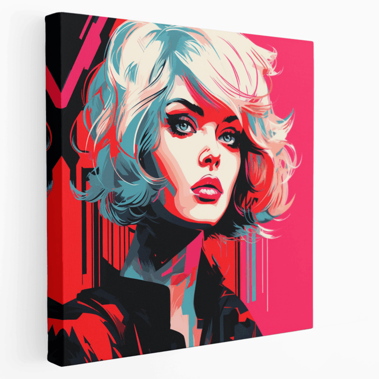 Leinwandbild Cyber Femme