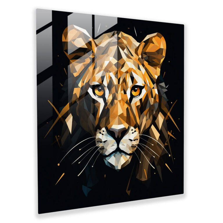 Cheetah Wanddekoration - Leinwandbild Kunstfertigkeit moderne Kunst zeitgenössisches Grafikdesign