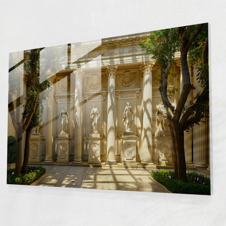 Klassizismus Glasbild - Klassizismus Glasbild Klassizismus Glasbild