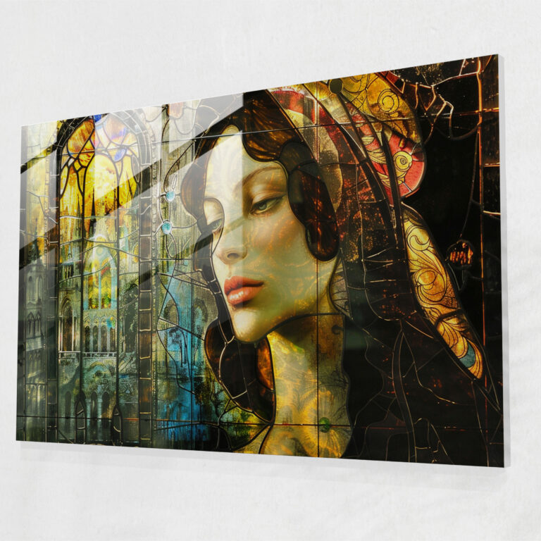 Klassizismus Glasbild - Renaissance Gemälde Reproduktion - Klassizismus Glasbild
