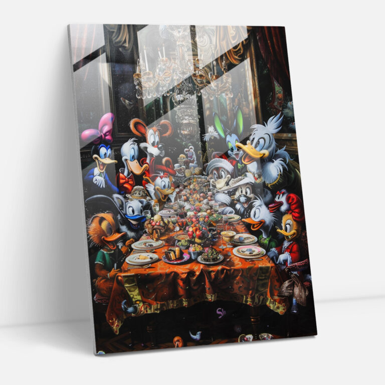 Klassizismus Mit Pop-Art Glasbild - Klassizismus und Pop-Art Klassizismus Mit Pop-Art Wanddekoration Glas Wandkunst